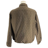 クリスチャン・ディオール Christian Dior CDダイヤモンドジップアップブルゾン 29TC513A5583 ブラウン ポリエステル メンズ ブルゾン