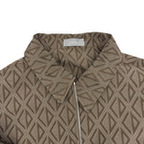 クリスチャン・ディオール Christian Dior CDダイヤモンドジップアップブルゾン 29TC513A5583 ブラウン ポリエステル メンズ ブルゾン