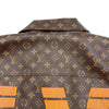 ルイ・ヴィトン LOUIS VUITTON モノグラム総柄LVトワルミリタリージャケット HML07E ブラウン ポリエステル メンズ ミリタリージャケット