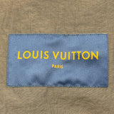 ルイ・ヴィトン LOUIS VUITTON モノグラム総柄LVトワルミリタリージャケット HML07E ブラウン ポリエステル メンズ ミリタリージャケット