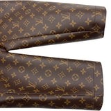ルイ・ヴィトン LOUIS VUITTON モノグラム総柄LVトワルミリタリージャケット HML07E ブラウン ポリエステル メンズ ミリタリージャケット
