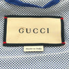 グッチ GUCCI ロゴエンブレム ナイロンジャケット 654834 ブルー ナイロン メンズ ナイロンジャケット