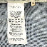 グッチ GUCCI ロゴエンブレム ナイロンジャケット 654834 ブルー ナイロン メンズ ナイロンジャケット