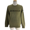 モンクレール MONCLER ロゴスウェットシャツ カーキ コットン メンズ スウェット