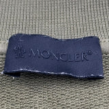 モンクレール MONCLER ロゴスウェットシャツ カーキ コットン メンズ スウェット