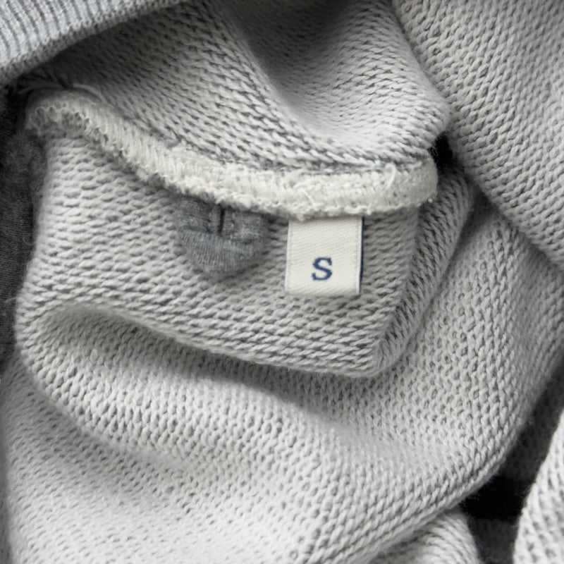 モンクレール MONCLER ロゴスウェットシャツ グレー コットン メンズ