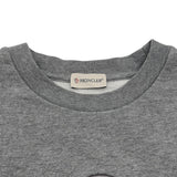 モンクレール MONCLER ロゴスウェットシャツ グレー コットン メンズ スウェット