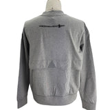 モンクレール MONCLER ロゴスウェットシャツ グレー コットン メンズ 長袖シャツ