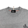 モンクレール MONCLER ロゴスウェットシャツ グレー コットン メンズ 長袖シャツ