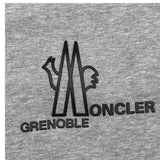 モンクレール MONCLER ロゴスウェットシャツ グレー コットン メンズ 長袖シャツ