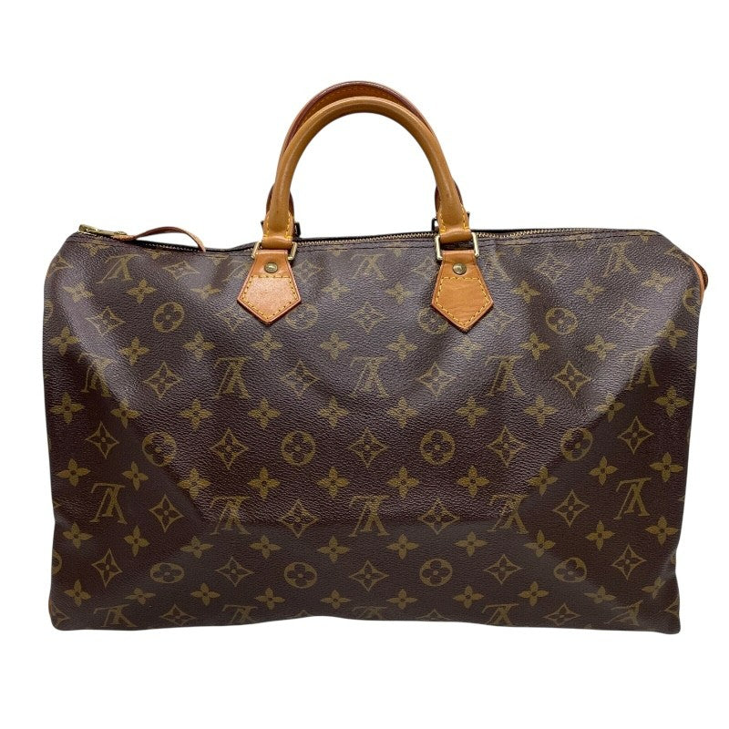 ルイヴィトン スピーディ40 ボストンバッグ M41522 モノグラム ルイ・ヴィトン LOUIS VUITTON スピーディ40 M41522 ブラウン ゴールド