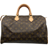 ルイ・ヴィトン LOUIS VUITTON スピーディ35 M41524 ブラウン モノグラム・キャンバス ユニセックス ハンドバッグ