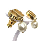 クリスチャン・ディオール Christian Dior PETIT CD ピアス ゴールド ホワイト メタル・パール アクセサリー