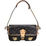 ルイ・ヴィトン LOUIS VUITTON ハドソンPM M40027 ブラウン PVC レディース ショルダーバッグ