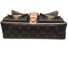 ルイ・ヴィトン LOUIS VUITTON ハドソンPM M40027 ブラウン PVC レディース ショルダーバッグ