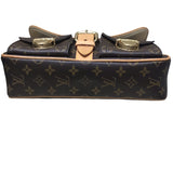 ルイ・ヴィトン LOUIS VUITTON ハドソンPM M40027 ブラウン PVC レディース ショルダーバッグ