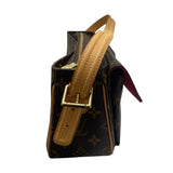 ルイ・ヴィトン LOUIS VUITTON ヴィバシテMM M51164 ブラウン PVC/レザー レディース ハンドバッグ