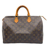 ルイ・ヴィトン LOUIS VUITTON スピーディ35 M41524 ブラウン モノグラムキャンバス レディース ハンドバッグ