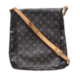 ルイ・ヴィトン LOUIS VUITTON ミュゼット M51256 ブラウン PVC レディース ショルダーバッグ