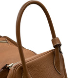 エルメス HERMES リンディ34 □P刻印 ゴールド シルバー金具 トリヨン レディース ショルダーバッグ