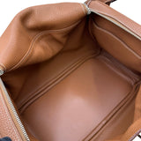 エルメス HERMES リンディ34 □P刻印 ゴールド シルバー金具 トリヨン レディース ショルダーバッグ
