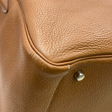 エルメス HERMES リンディ34 □P刻印 ゴールド シルバー金具 トリヨン レディース ショルダーバッグ
