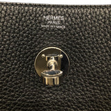 エルメス HERMES リンディ30 Y刻印 ブラック トリヨン レディース ハンドバッグ