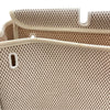 エルメス HERMES エールバッグMM ▢H刻印 ベージュ・ナチュラル/シルバー金具 トワル・レザー ユニセックス ショルダーバッグ