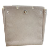 エルメス HERMES エールバッグMM ▢H刻印 ベージュ・ナチュラル/シルバー金具 トワル・レザー ユニセックス ショルダーバッグ