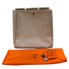 エルメス HERMES エールバッグMM ▢H刻印 ベージュ・ナチュラル/シルバー金具 トワル・レザー ユニセックス ショルダーバッグ