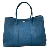 エルメス HERMES ガーデンパーティTPM C刻印 ブルーイズミール ネゴンダ レディース ハンドバッグ