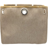エルメス HERMES エールバッグアドPM ▢D刻 ベージュ/ゴールド トワル/レザー レディース リュック・デイパック