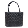 シャネル CHANEL 復刻トート A01804 ブラック/シルバー金具 キャビアスキン レディース トートバッグ