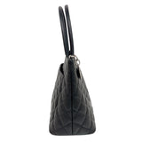 シャネル CHANEL 復刻トート A01804 ブラック/シルバー金具 キャビアスキン レディース トートバッグ