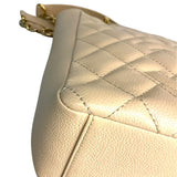 シャネル CHANEL PSTチェーントートバッグ A50994 ベージュ/ゴールド金具 キャビアスキン レディース トートバッグ