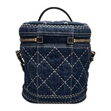 シャネル CHANEL デニムチェーンヴァニティバッグ AS1336 ブルー/ゴールド金具 デニム レディース ショルダーバッグ
