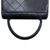 シャネル CHANEL 2.55 ハンドバッグ ブラック・ゴールド金具 キャビア レディース ハンドバッグ