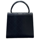 シャネル CHANEL 2.55 ハンドバッグ ブラック・ゴールド金具 キャビア レディース ハンドバッグ