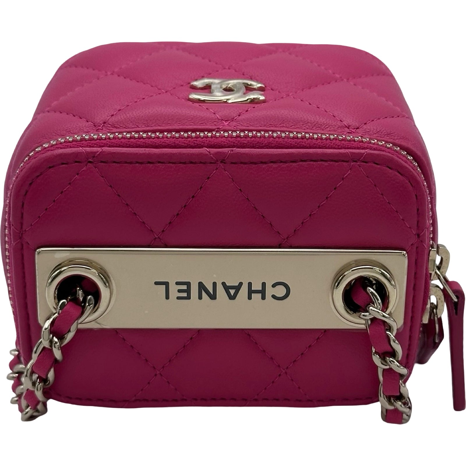 シャネル CHANEL トレンディCC スモールヴァニティ 30番台 ピンク ゴールド金具 ラムスキン レディース ショルダーバッグ シャネル CHANEL トレンディCC スモールヴァニティ 30番台 ピンク