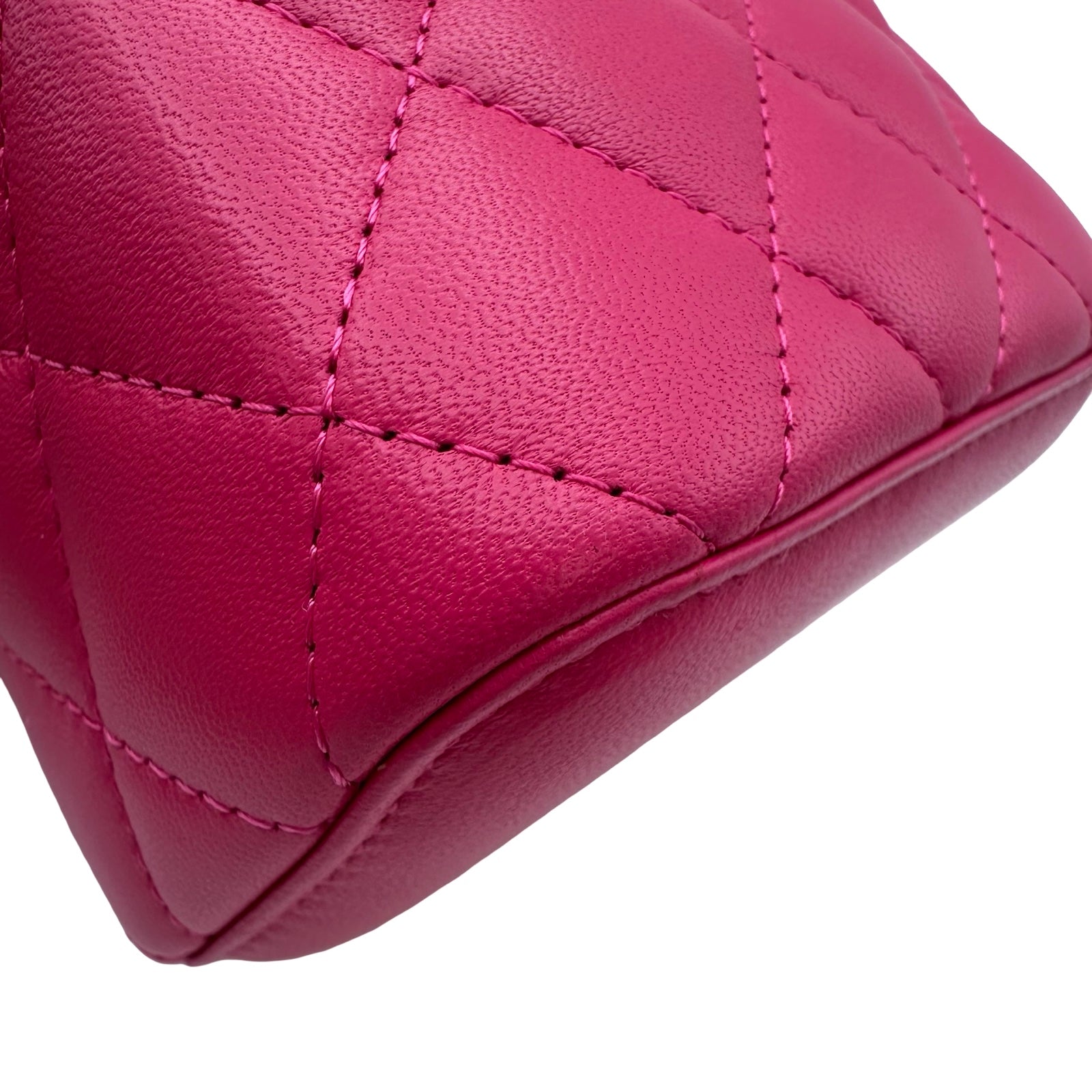 シャネル CHANEL トレンディCC スモールヴァニティ 30番台 ピンク ゴールド金具 ラムスキン レディース ショルダーバッグ シャネル CHANEL トレンディCC スモールヴァニティ 30番台 ピンク