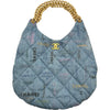 シャネル CHANEL マキシデニムホーボーバッグ AS3127 ブルー ゴールド金具 デニム レディース ハンドバッグ