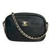 シャネル CHANEL マトラッセカメラバッグ ブラック/ゴールド金具 ラムスキン レディース ショルダーバッグ