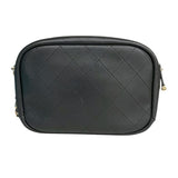シャネル CHANEL マトラッセカメラバッグ ブラック/ゴールド金具 ラムスキン レディース ショルダーバッグ