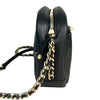 シャネル CHANEL マトラッセカメラバッグ ブラック/ゴールド金具 ラムスキン レディース ショルダーバッグ