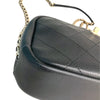 シャネル CHANEL マトラッセカメラバッグ ブラック/ゴールド金具 ラムスキン レディース ショルダーバッグ