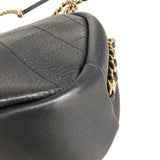 シャネル CHANEL マトラッセカメラバッグ ブラック/ゴールド金具 ラムスキン レディース ショルダーバッグ