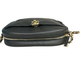 シャネル CHANEL マトラッセカメラバッグ ブラック/ゴールド金具 ラムスキン レディース ショルダーバッグ