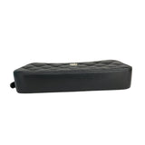 シャネル CHANEL マトラッセチェーンウォレット A82527 ブラック/ゴールド金具 ラムスキン レディース ショルダーバッグ
