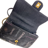 シャネル CHANEL デニムスモールフラップバッグ AS3134 ブラック/ゴールド金具 デニム レディース ショルダーバッグ