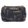 シャネル CHANEL デニムスモールフラップバッグ AS3134 ブラック/ゴールド金具 デニム レディース ショルダーバッグ